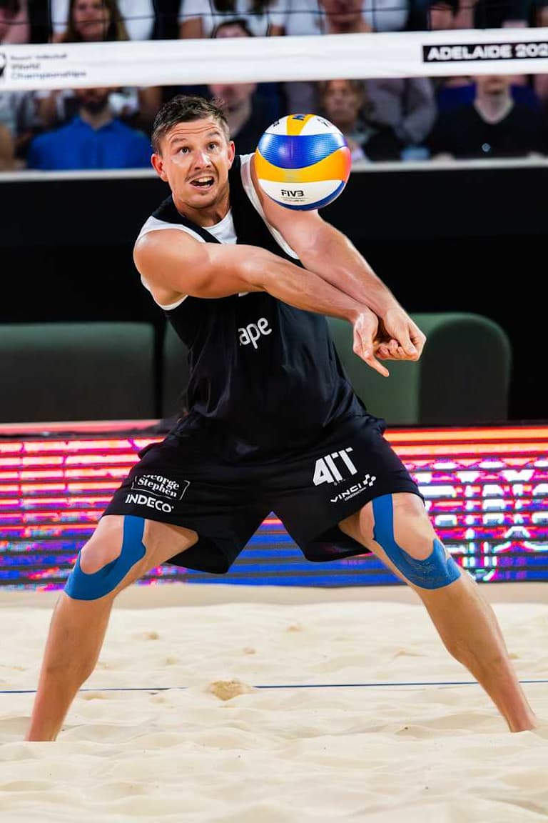 Schweiner leads men’s field in Xiamen at Beach Pro Tour debut with new partner