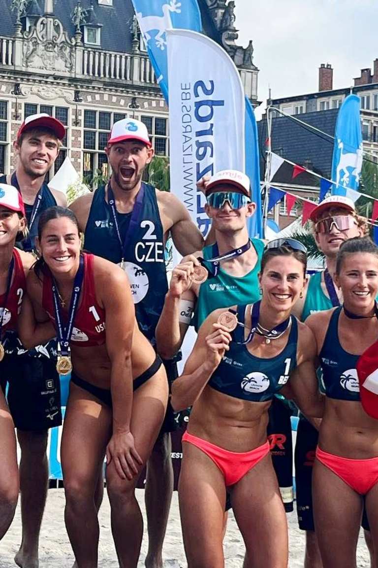Denaburg & Kraft and Sepka & Sedlak win Leuven to celebrate first Beach Pro Tour medals