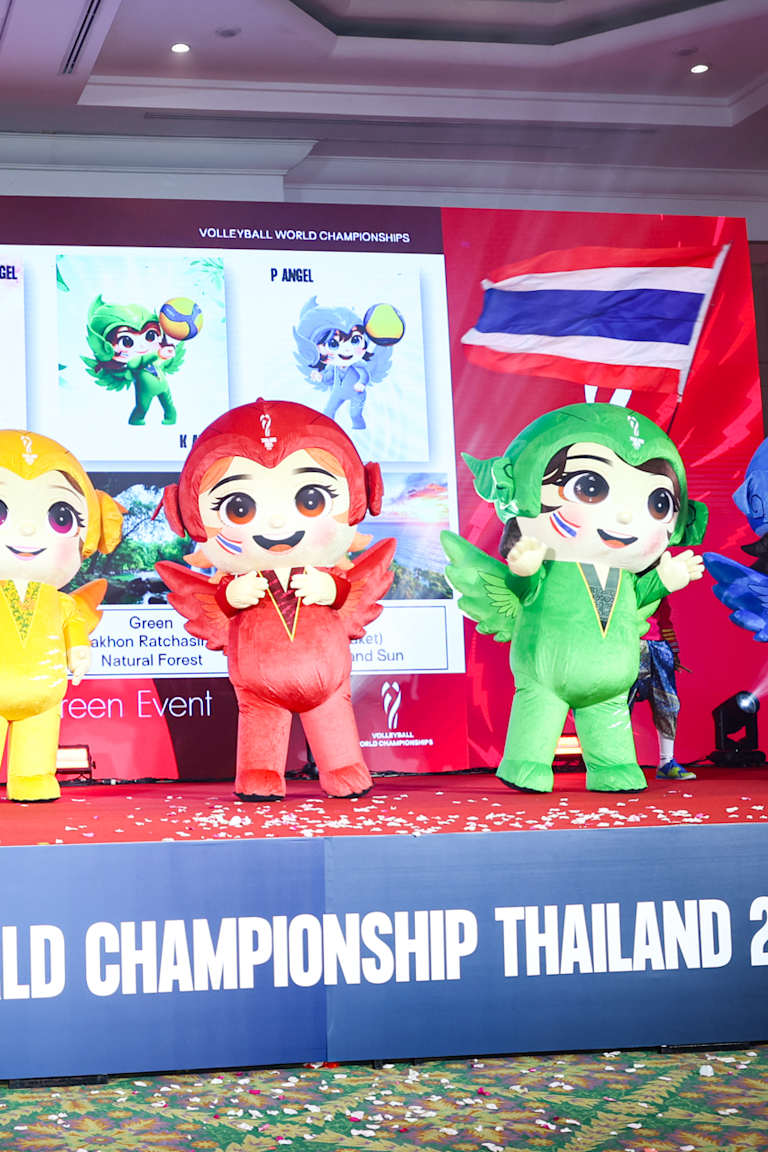 V Angels – women’s World Championship mascots unveiled