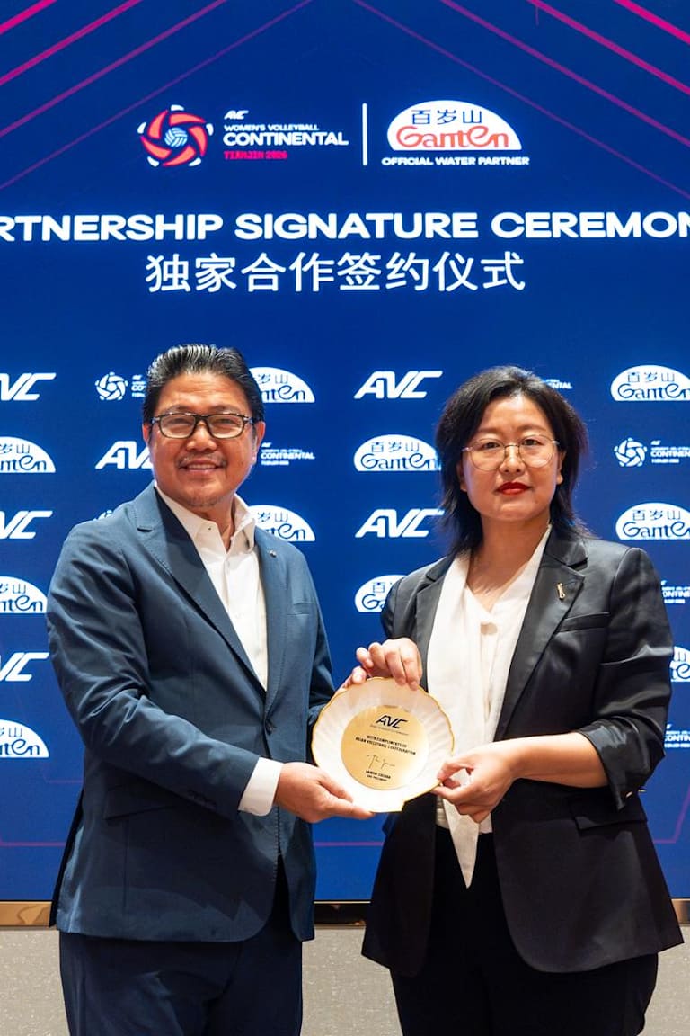 AVC and Ganten announce partnership for 2026 Asian Women's Volleyball Continental Championship