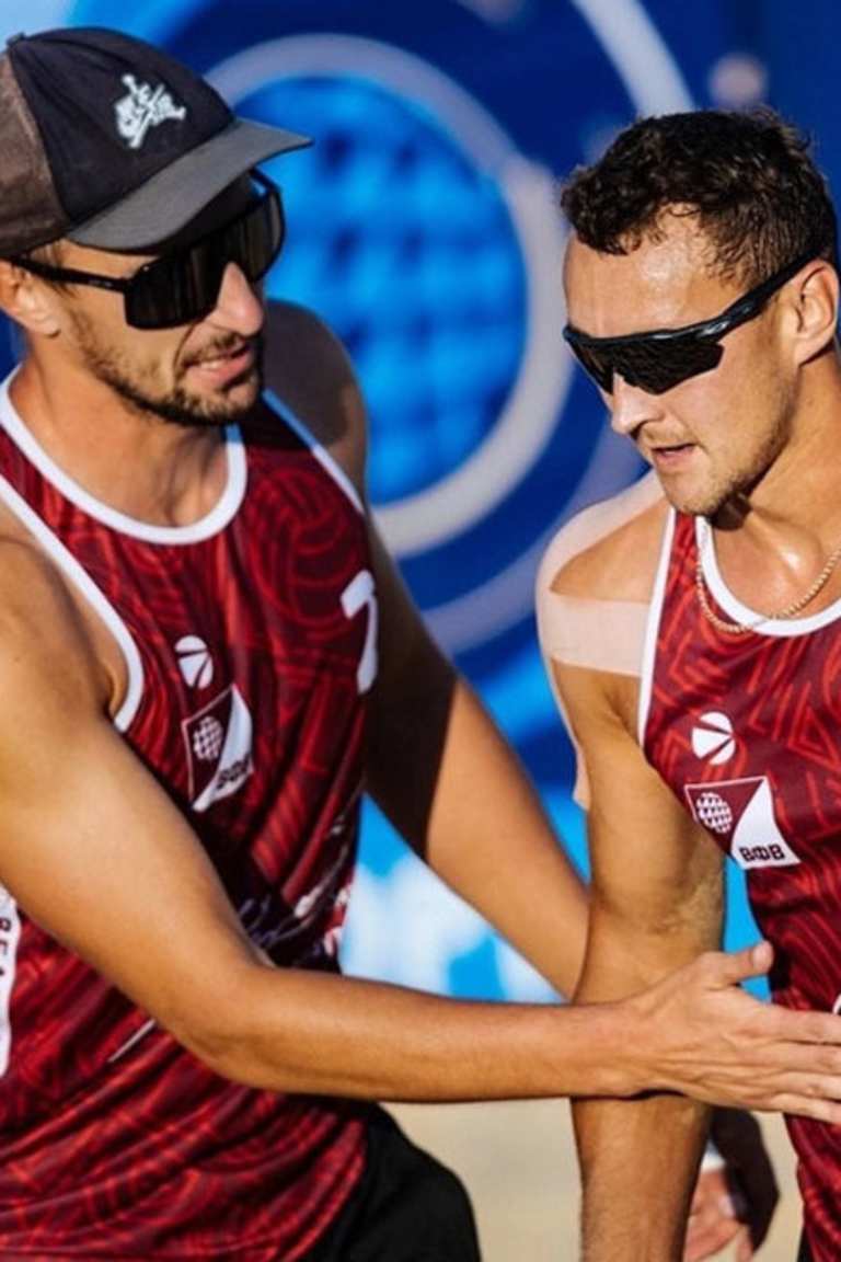 Dziadkou & Piatrushka write history for Belarus with country’s first Beach Pro Tour gold