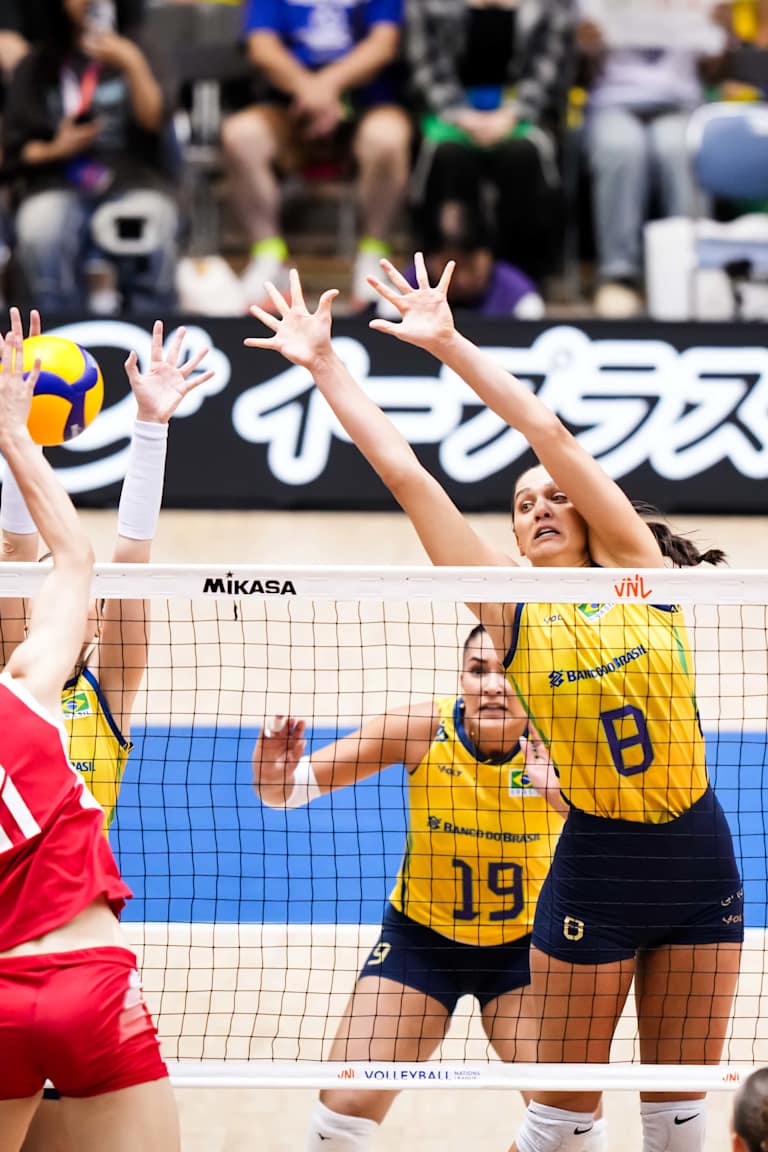 Brazil hand Poland their second defeat in VNL’s big match on Friday