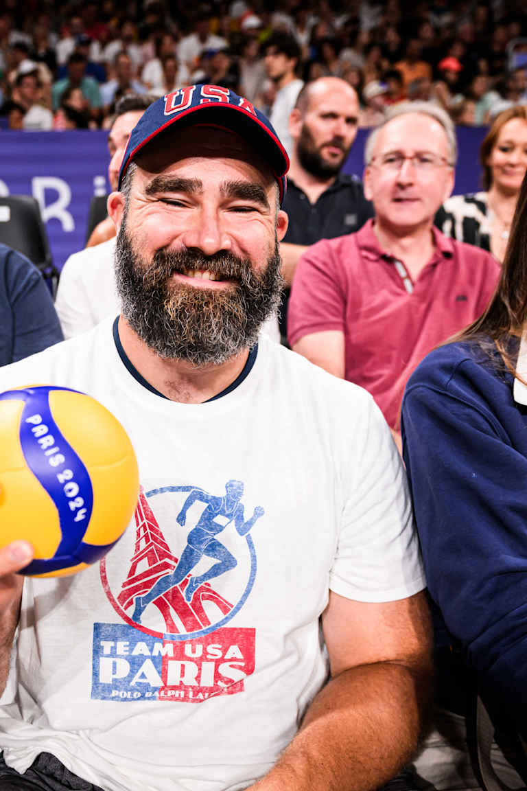 NFL star among famous faces lighting up the South Paris Arena 1 on day four of the Olympic Games