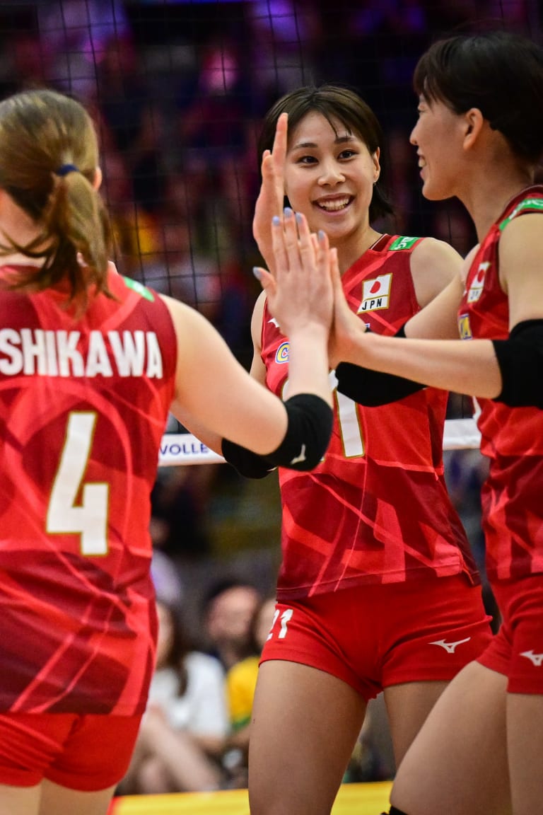 Japan stun Brazil to take on Italy for VNL gold