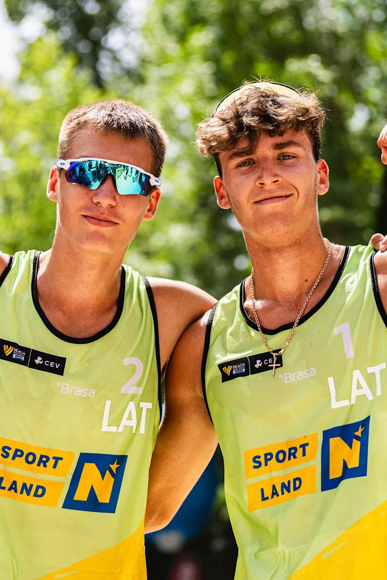 Latvian teens crown Beach Pro Tour debut with gold