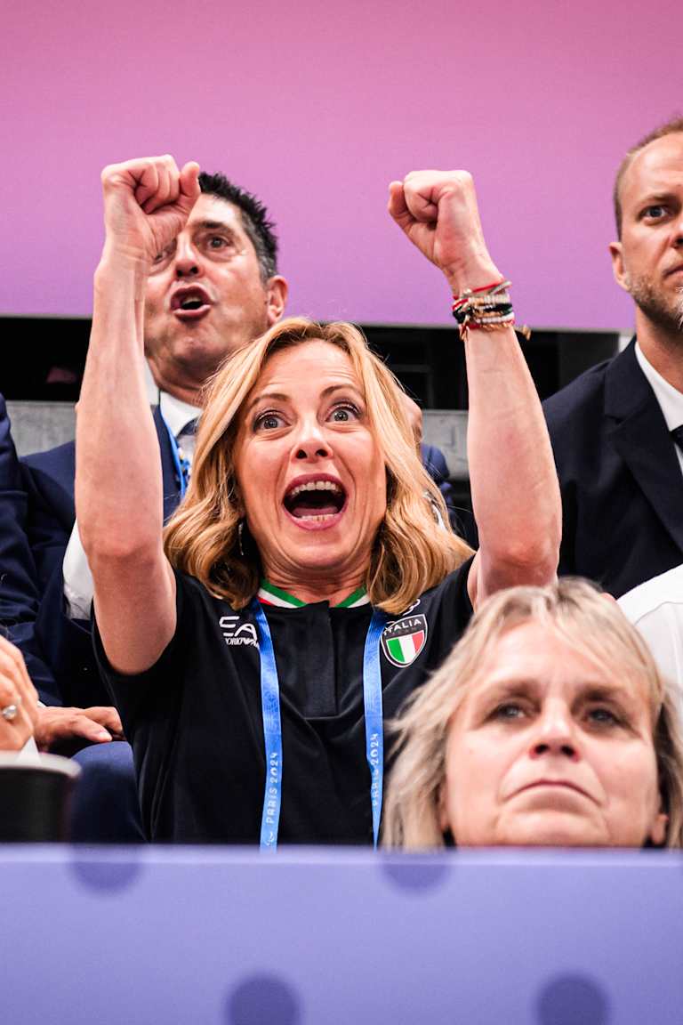 Jordanian Royalty and The Prime Minister of Italy Have Volleyball Fever on Day Six of the Olympic Games