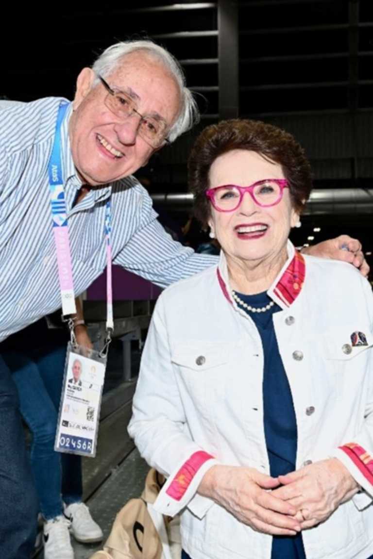 Tennis legend Billie Jean King latest to experience the thrill of volleyball at Paris 2024