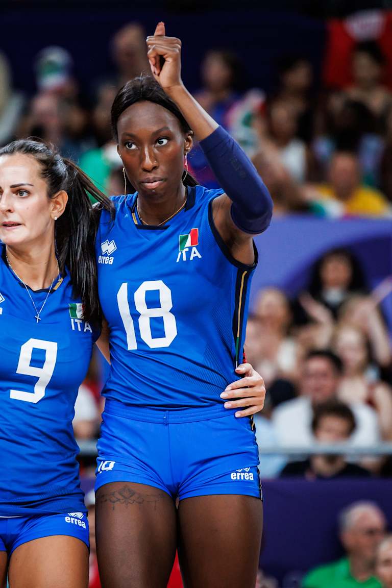 Egonu crowned as MVP in Italy’s golden campaign in Paris