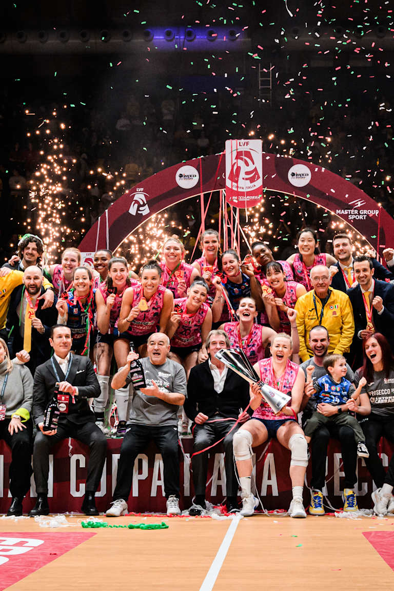 Conegliano make history with seventh Coppa Italia title