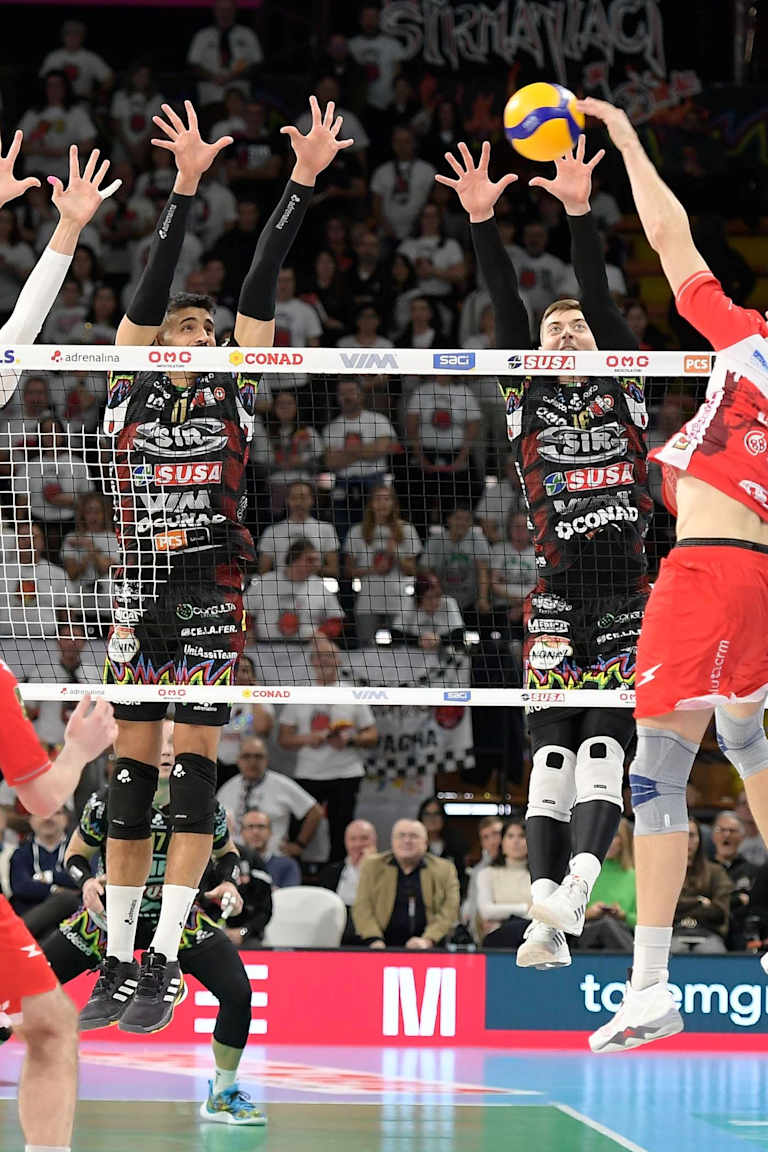 Sir and Gas Sales to lock horns for SuperLega bronze and Champions League berth