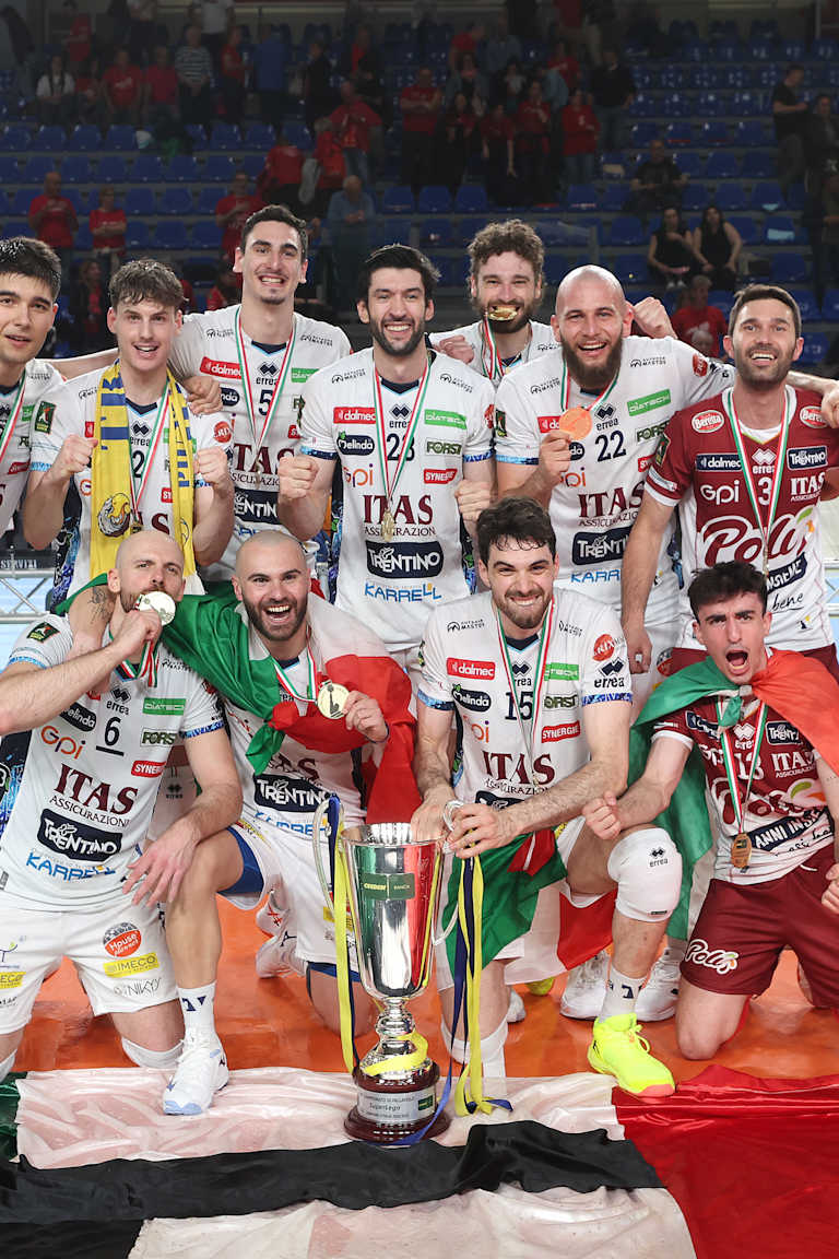 Five-set win crowns Trentino as Italian champions