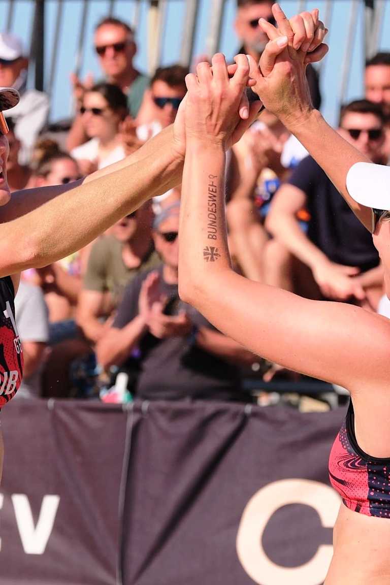 Karla Borger claims first gold with new partner