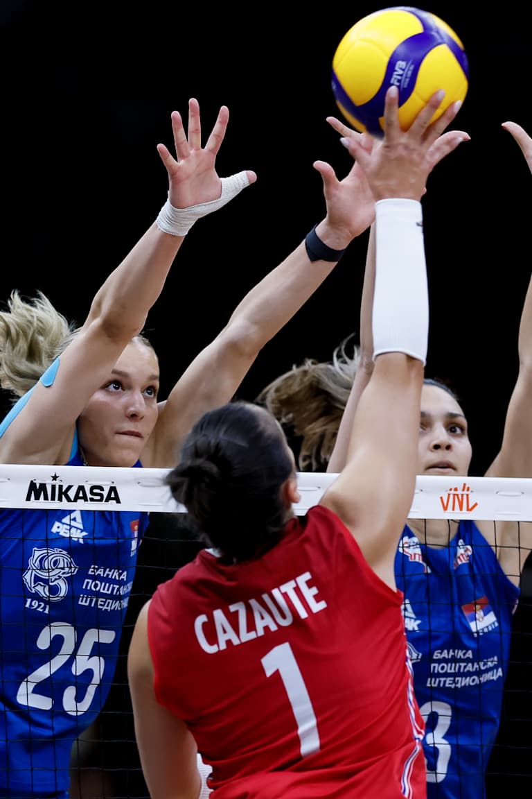 World champs Serbia lose fifth tie-breaker in VNL at hands of France