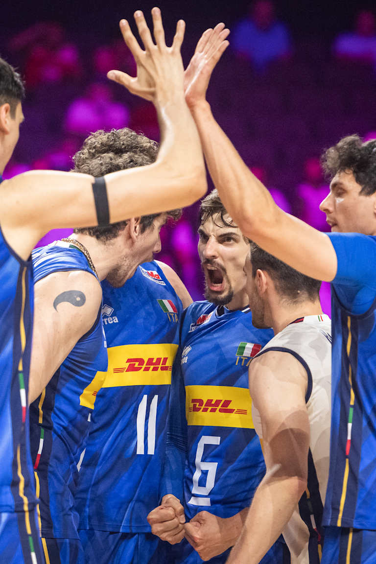 Italy prevail in a thriller to end Poland’s VNL winning streak