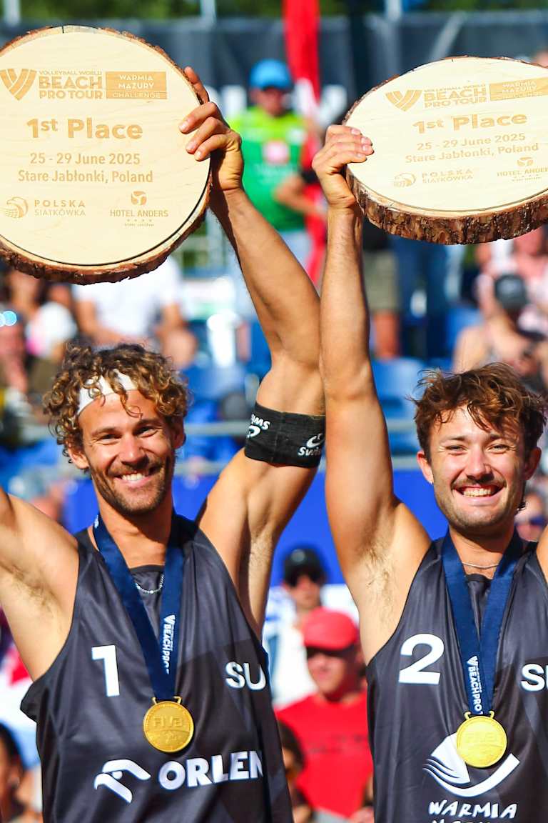 Krattiger and Dillier produce incredible comeback to win first title as partners