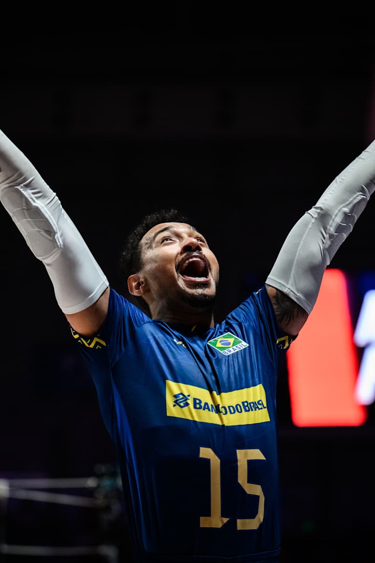 Maique representa o Brasil na Seleção da VNL