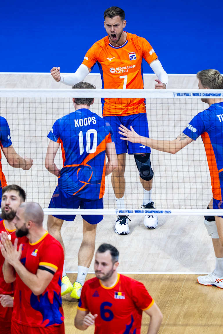 Netherlands beat Romania to celebrate second win at Men’s Volleyball World Championship