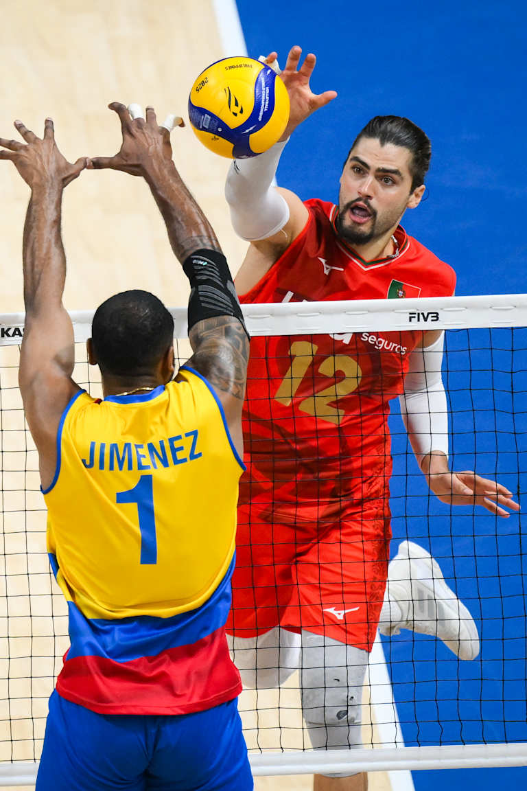 Portugal reverse sweep Colombia to stay alive at Men's Volleyball World Championship and put Cuba under pressure