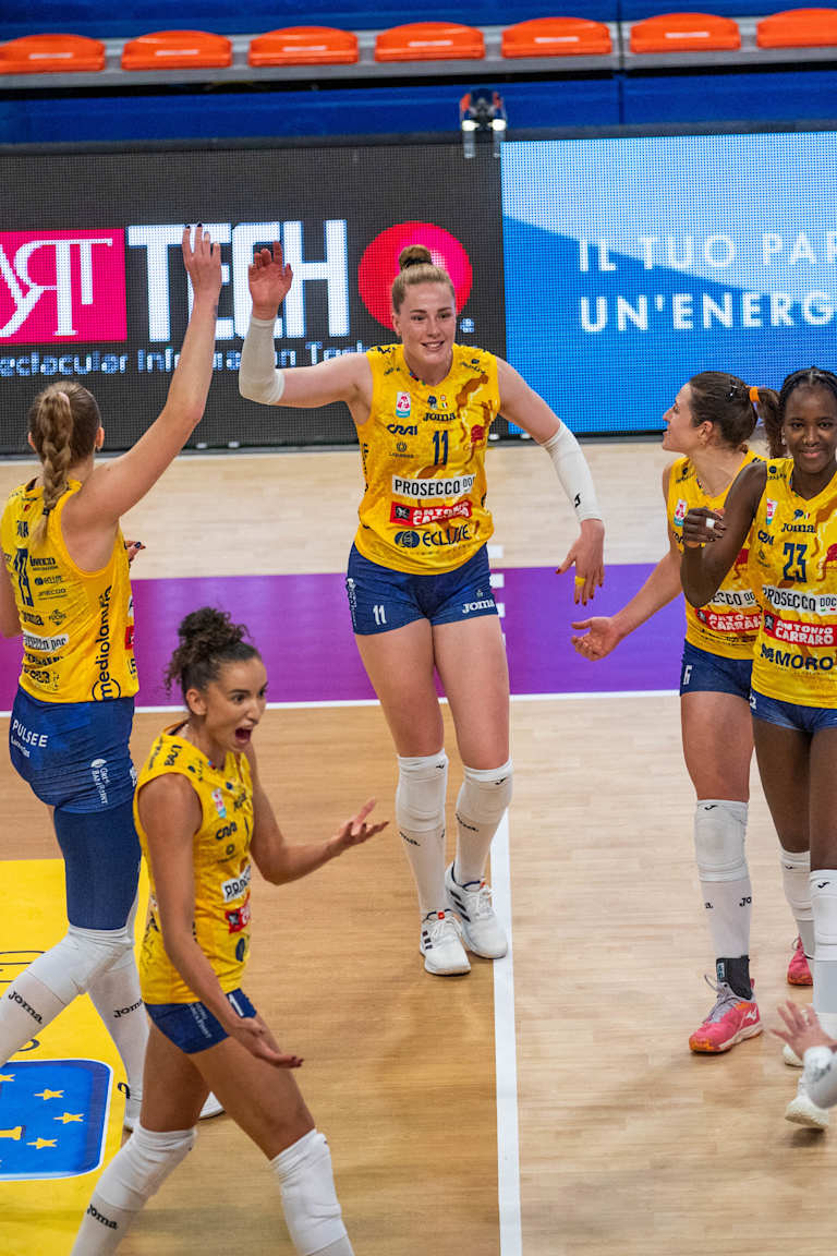 Conegliano jump to the top of the Italian League standings