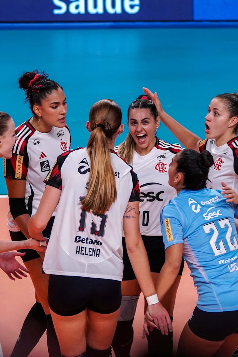 Impecável, Flamengo vence o clássico e sobe para segundo lugar na Superliga