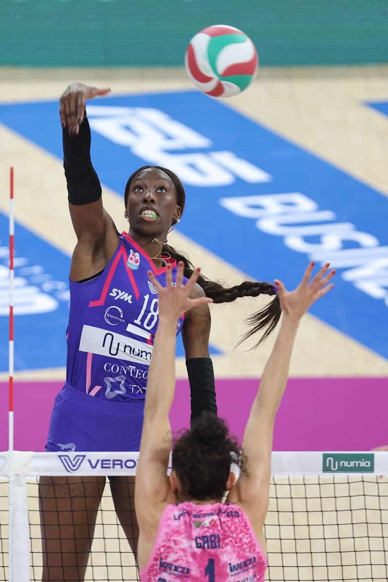 Egonu on fire as Milano end Conegliano's undefeated run in the Italian League