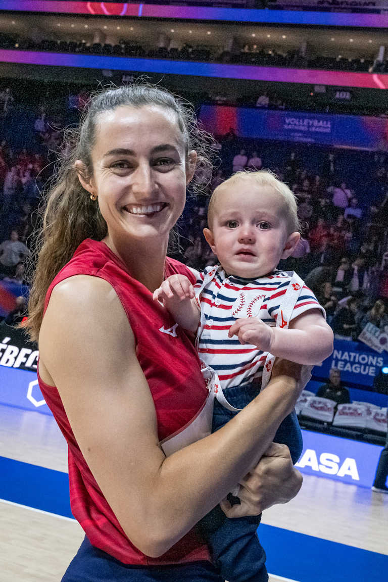 Moms in the VNL: The lovely double journey of volleyball stars