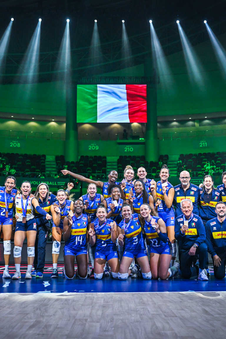 Itália fica com o bronze na VNL 2026