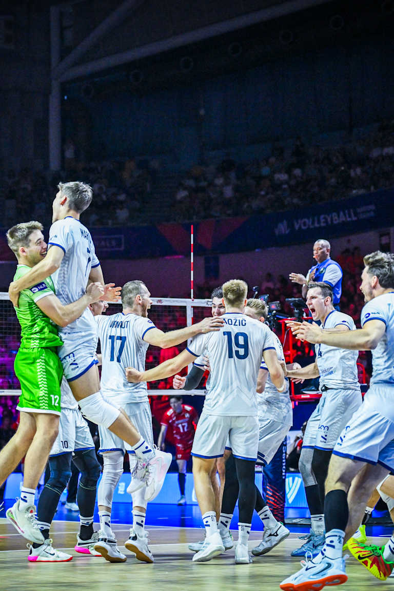 Slovenia finally get that VNL bronze!