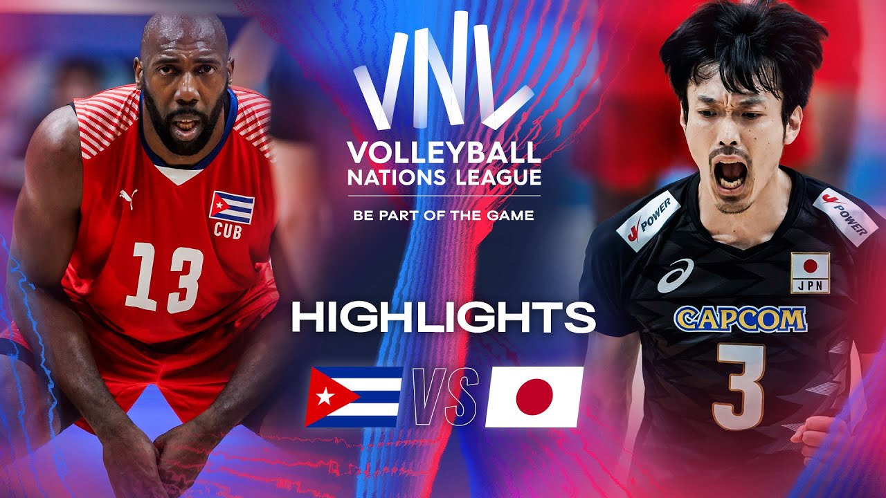 CUB vs. JPN Highlights Week 1 Men's VNL 2024