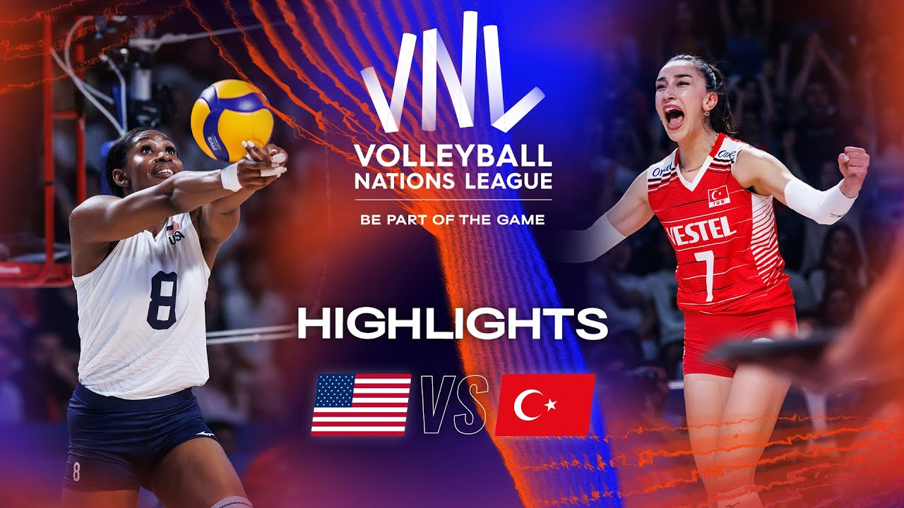 USA vs. TUR Highlights Week 1 Women's VNL 2023