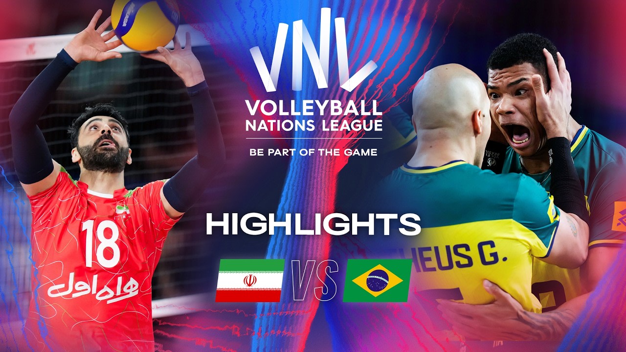 IRI Vs. BRA - Highlights | Week 2 | Men's VNL 2024