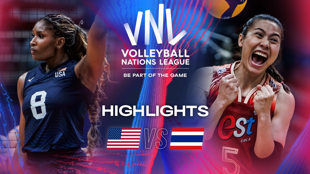 USA vs. THA Highlights Week 1 Women's VNL 2024