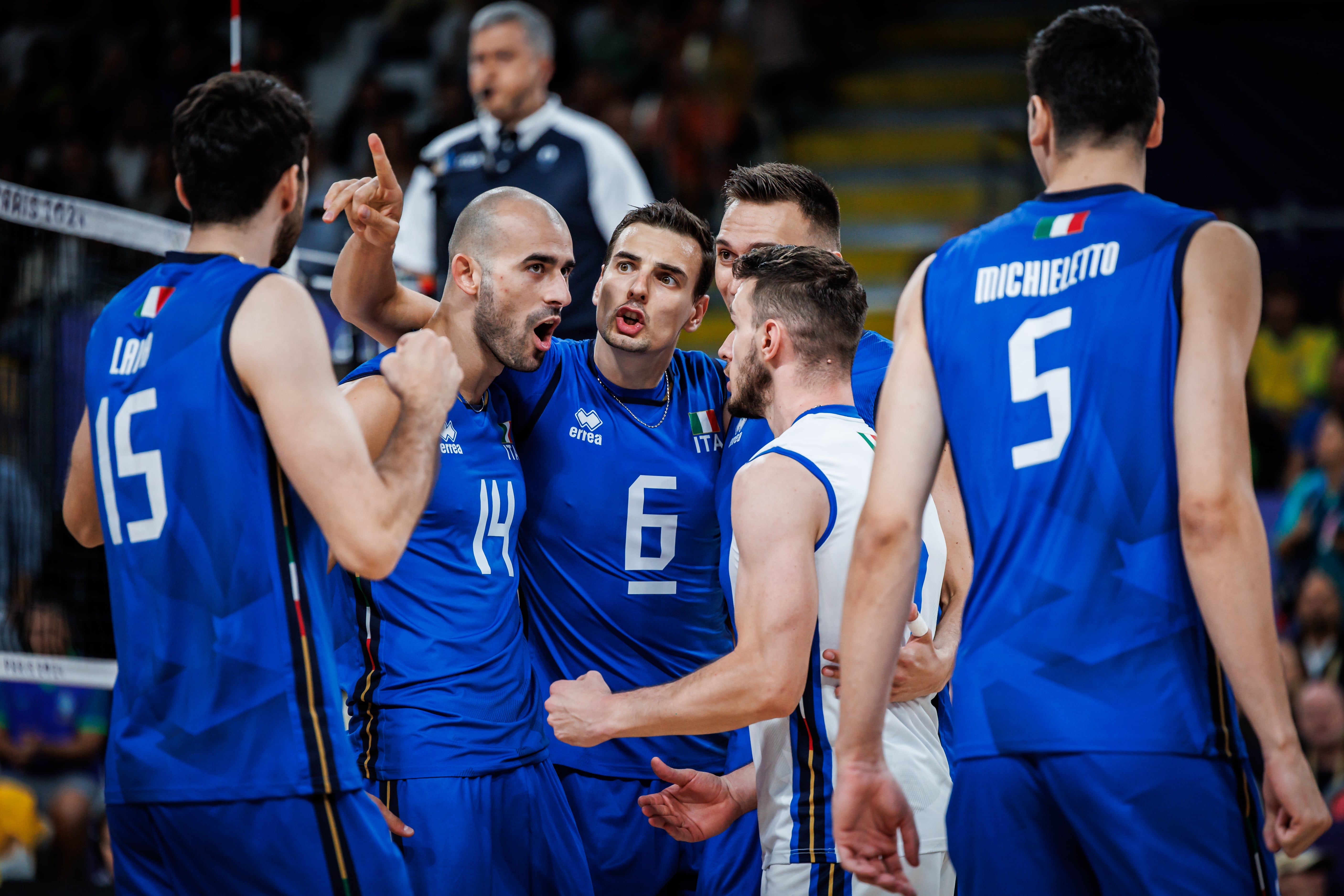 World champions Italy beat Brazil 31 and start ahead in Pool B