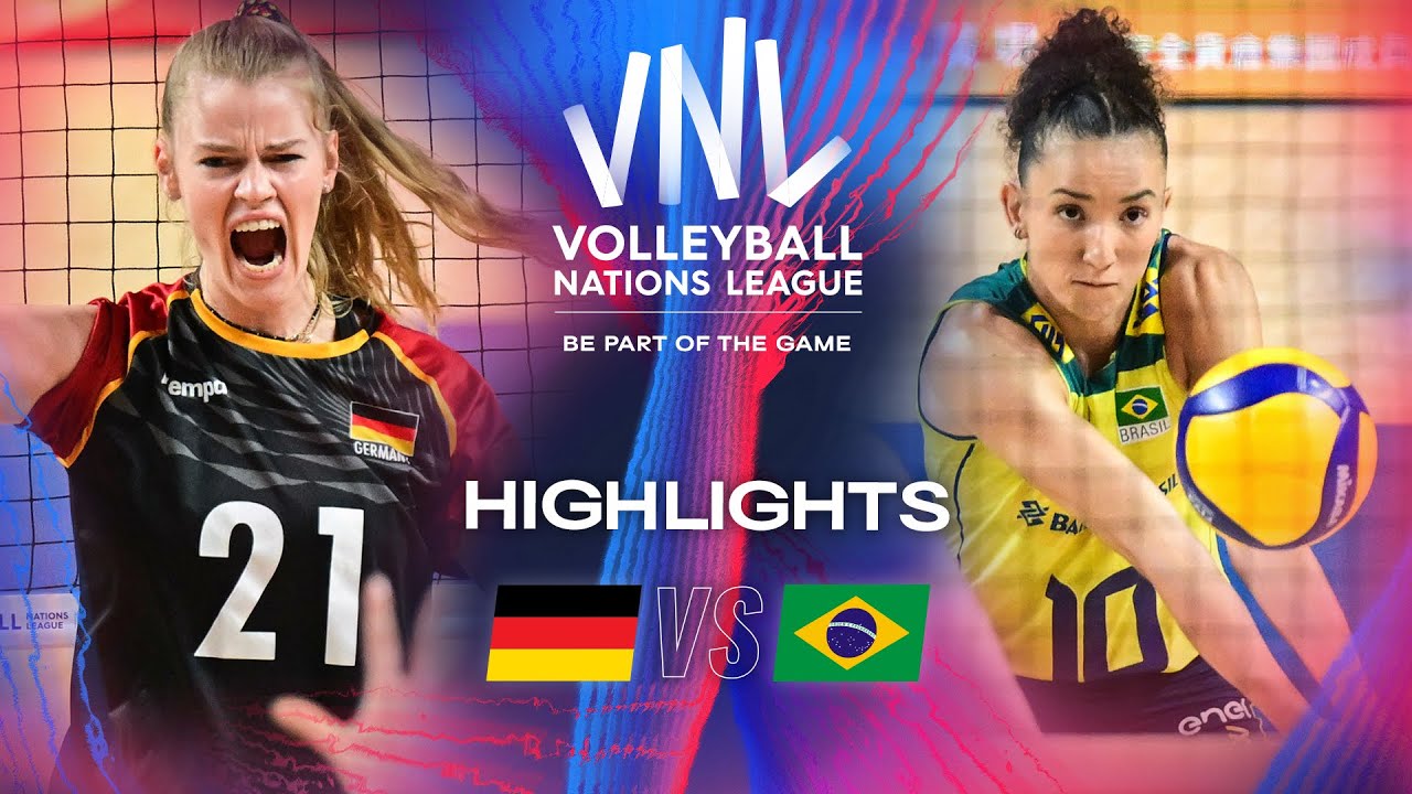 GER vs. BRA - Highlights | Week 3 | Women's VNL 2024