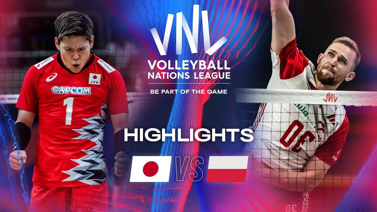 Jpn Vs Pol Highlights Week 2 Men S Vnl 2024