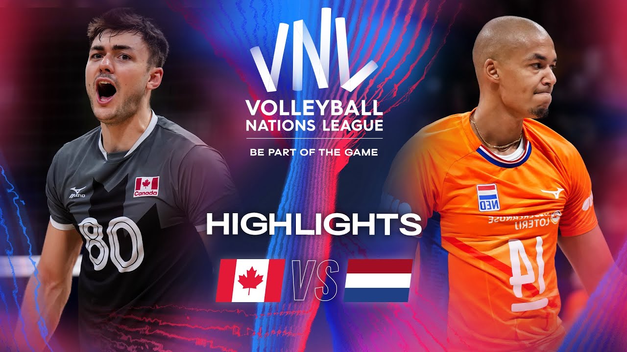 CAN vs. NED Highlights Week 3 Men's VNL 2024