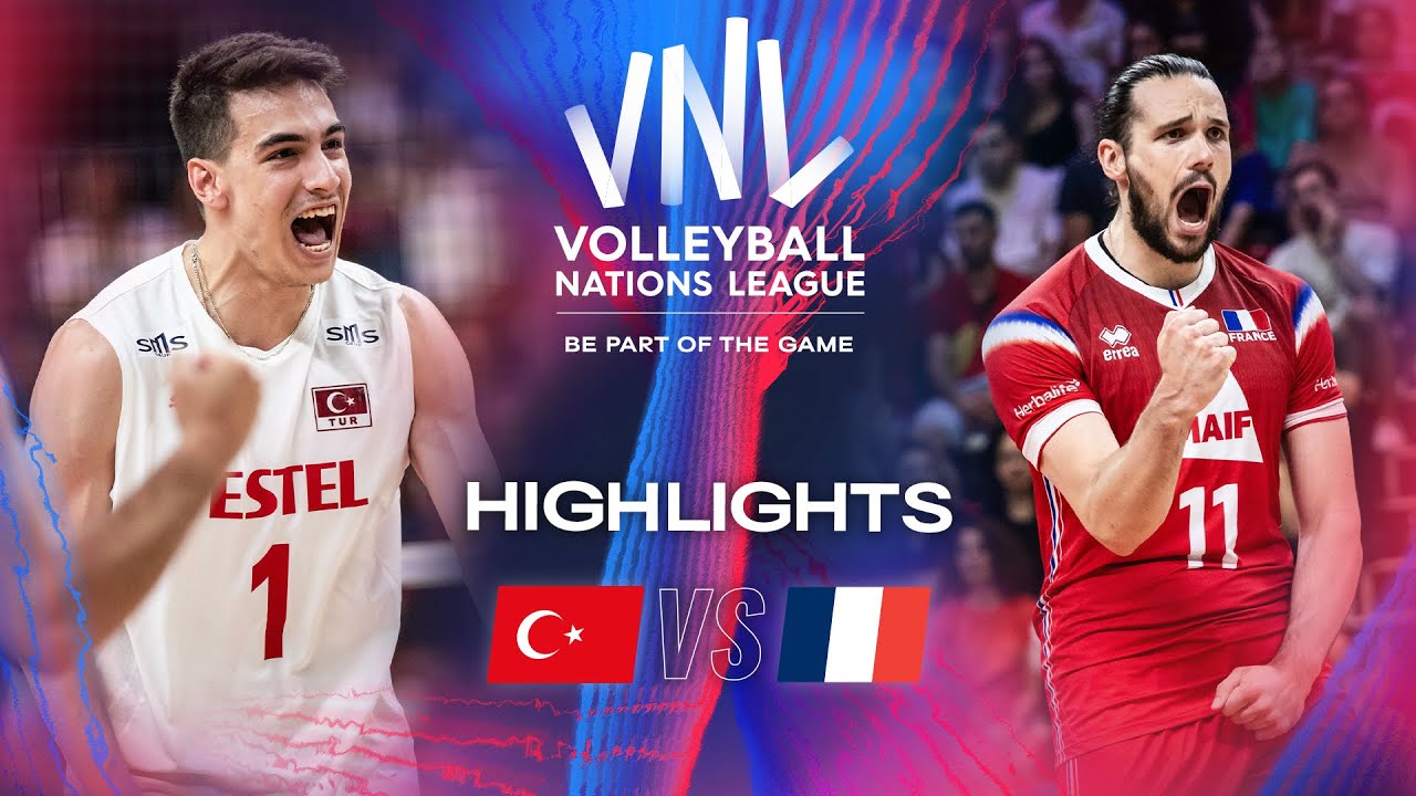 TUR vs. FRA - Highlights | Week 1 | Men's VNL 2024