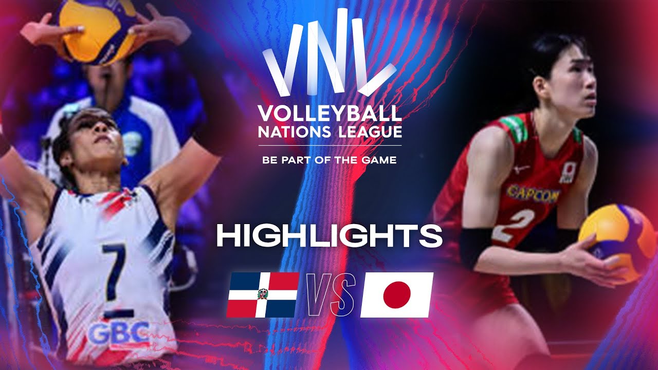 DOM vs. JPN Highlights Week 2 Women's VNL 2024