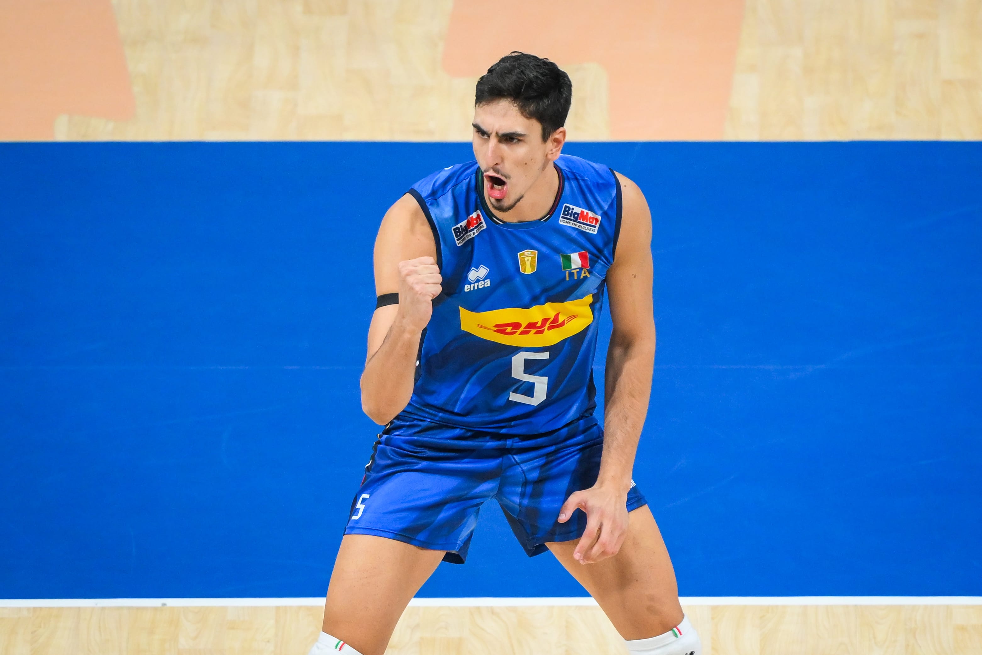 Alessandro Michieletto honored as the FIVB Volleyball Men's World Championship Most Valuable Player (MVP) and on the Dream Team at Philippines 2025 along with Giannelli, Romano, Nikolov, Grozdanov, Kochanowski and Balaso