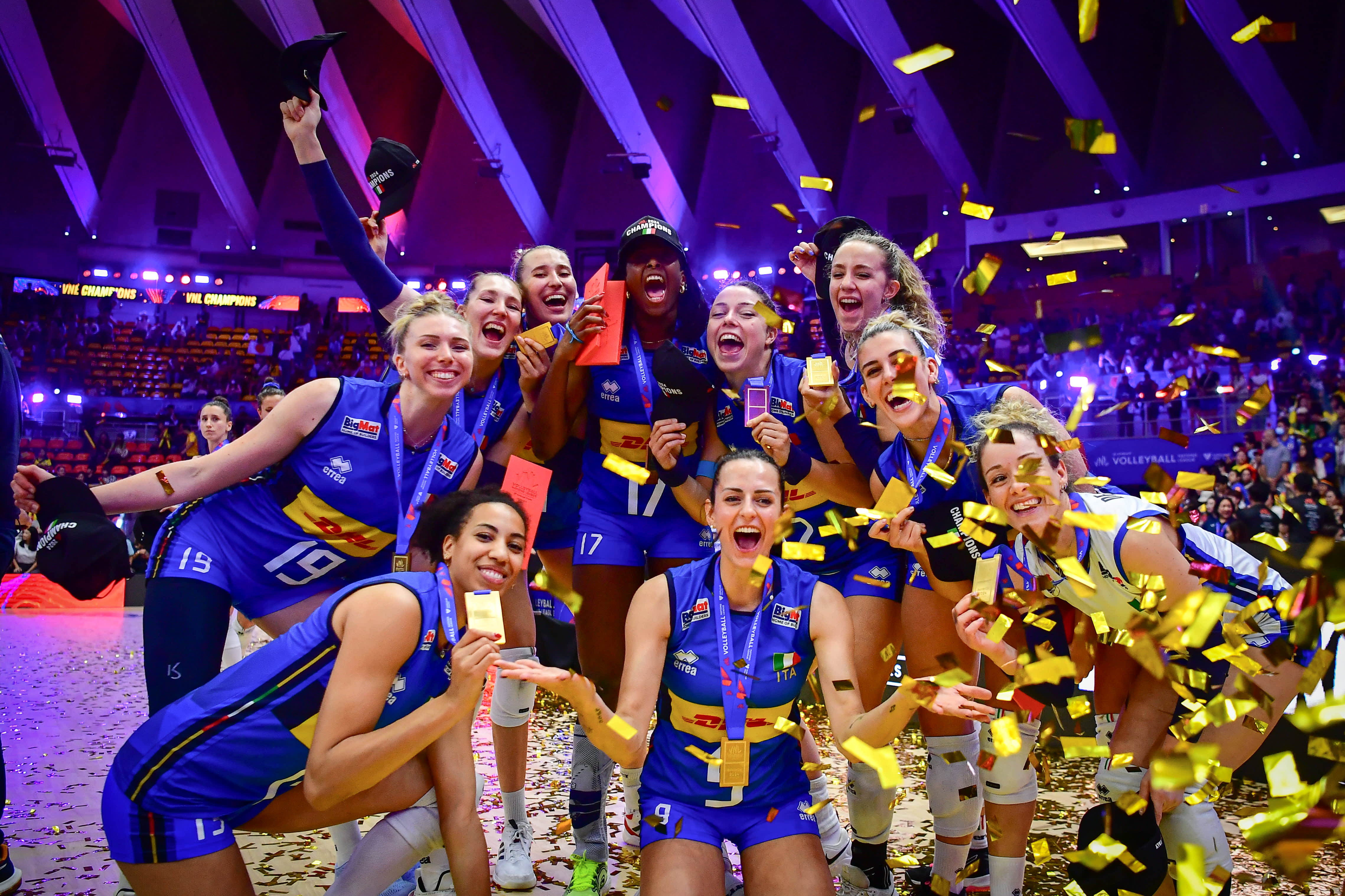 Italy Clinch Second VNL Title with Dominant Performance