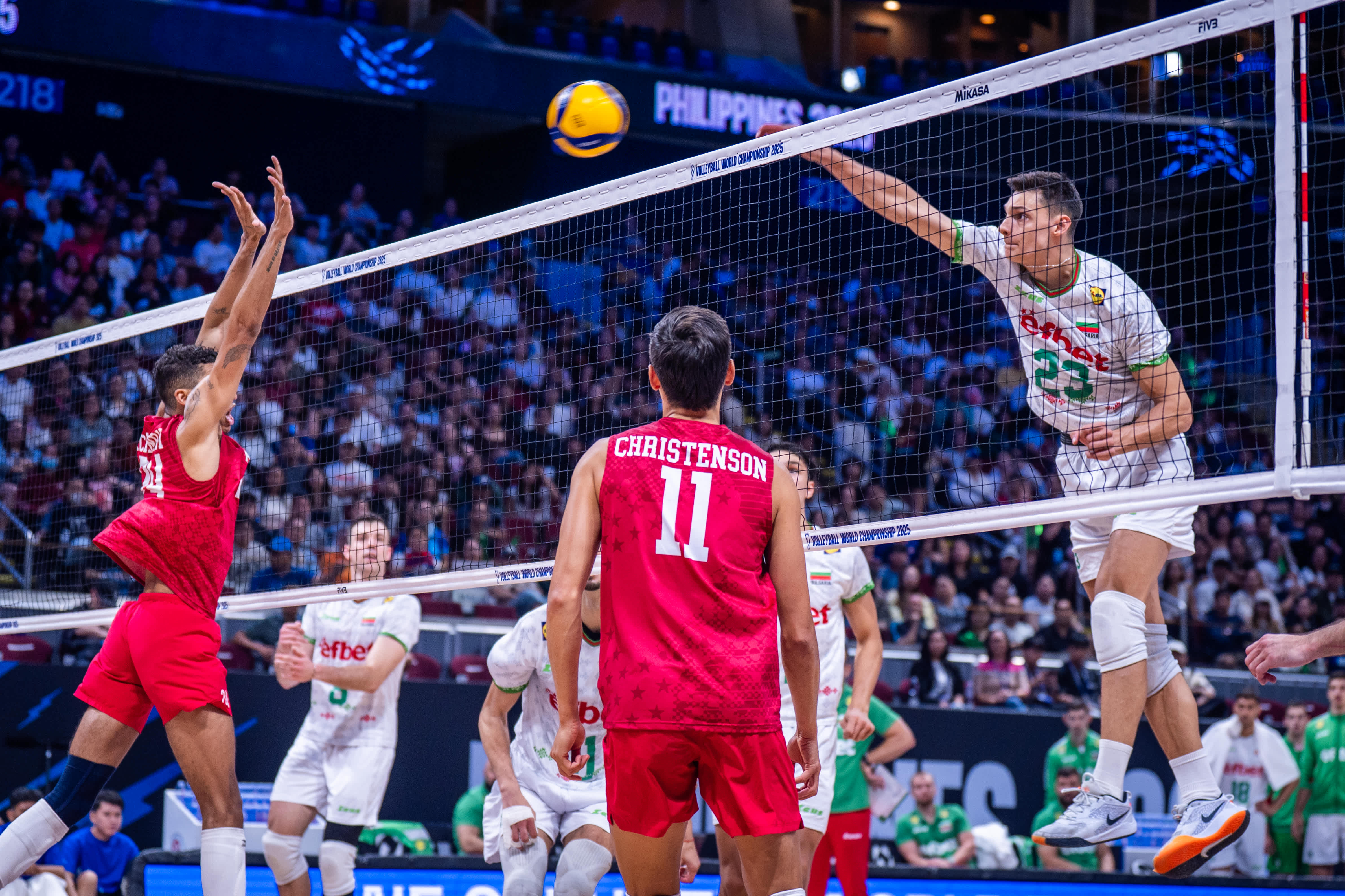Bulgaria’s Aleksandar Nikolov is by far the best scorer of the FIVB Volleyball Men’s World Championship Philippines 2025 so far