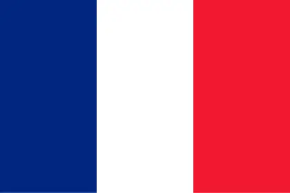 image: Bandeira da equipe de vôlei França