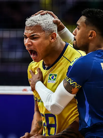 image: Revamped Brazil sweep Iran in VNL debut