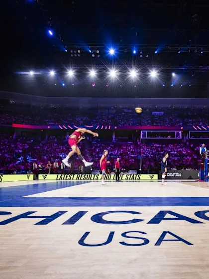 image: Volleyball Nations League welcomes almost 40,000 fans during its 5-day tournament at the NOW Arena in the Chicago area