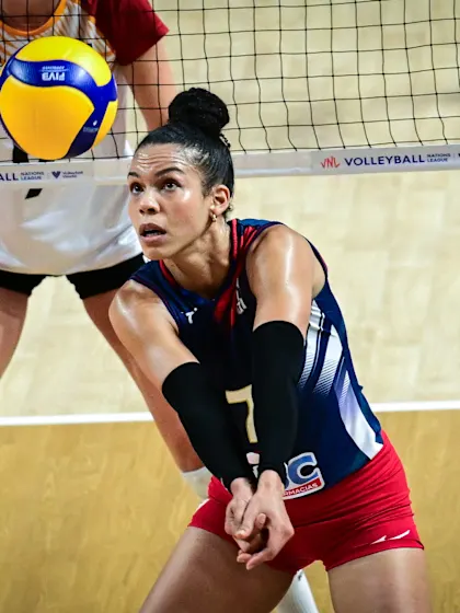 image: Marte excited to enjoy VNL 2025 through pregnancy